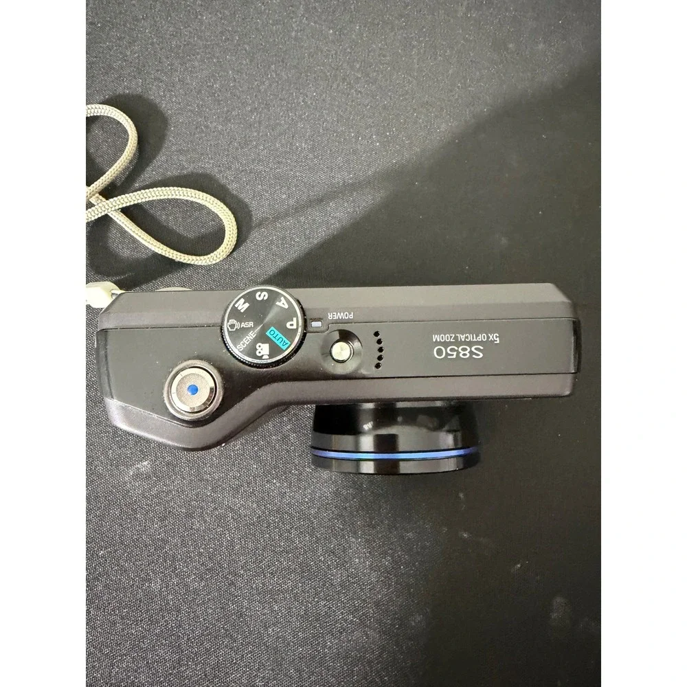 Samsung S850 Digital Camera 8.1MP‎ Black Good 5x Zoom ASR